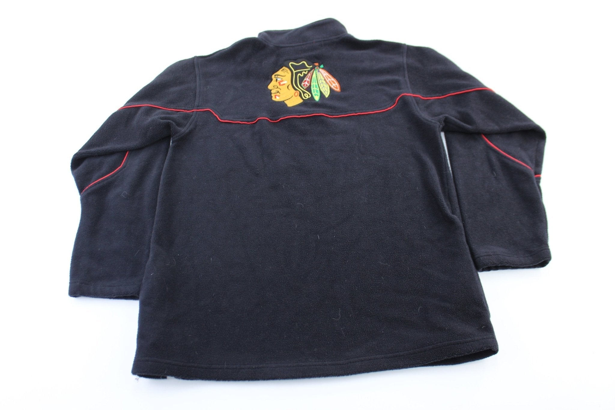 Youth Reebok Logo Chicago Blackhawks Pullover Jacket - Jackets - Thrifted Threads