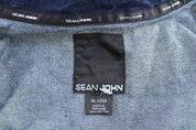 Youth Sean John Embroidered Dark Wash Denim Jacket - Jackets - Thrifted Threads