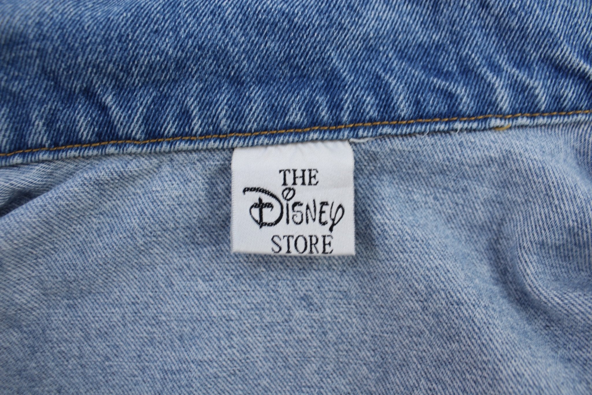 Youth The Disney Store Embroidered Denim Jacket - ThriftedThreads.com