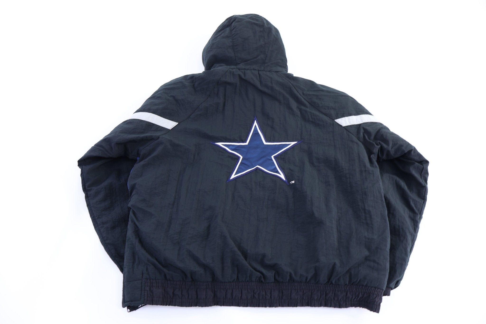 Youth Vintage Dallas Cowboys Football Puffer Jacket - Jacket - Thrifted Threads