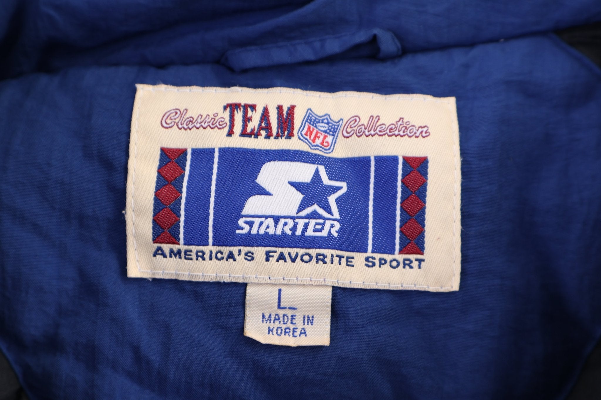 Youth Vintage Dallas Cowboys Football Puffer Jacket - Jacket - Thrifted Threads