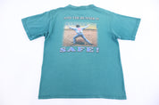 Youth Wrangler And The Runner Is Safe T-shirt - Shirts & Tops - Thrifted Threads