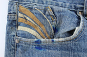 Zeep Embroidered Denim Jeans - Pants/Shorts - Thrifted Threads