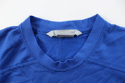 00's Nike Embroidered Logo Blue Athletic T-Shirt - ThriftedThreads.com