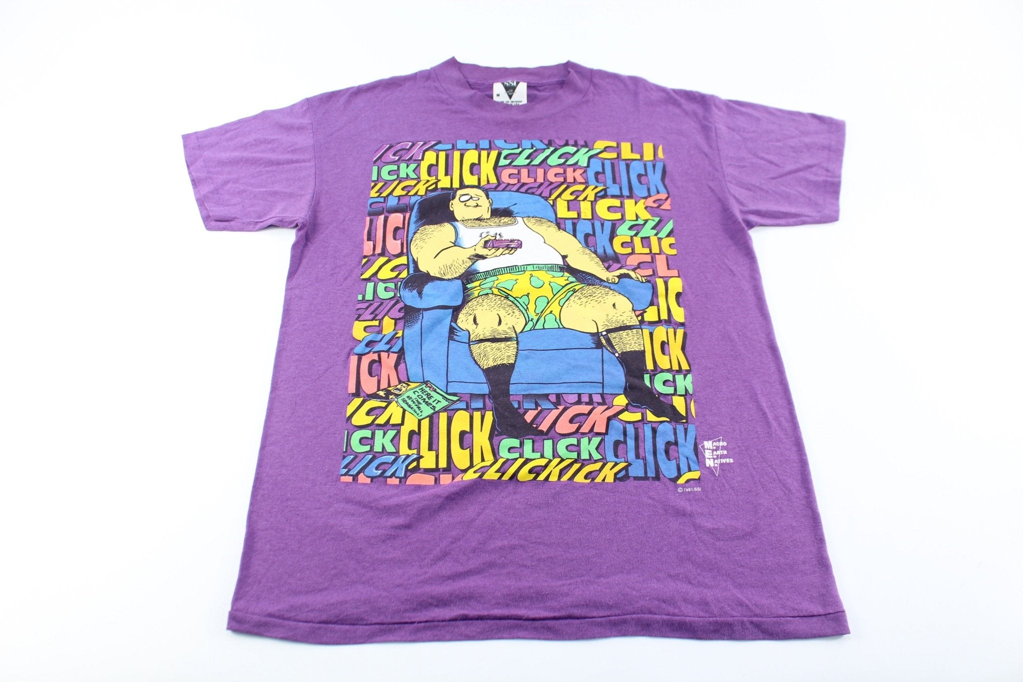 1991 Click TV Graphic T-Shirt - ThriftedThreads.com