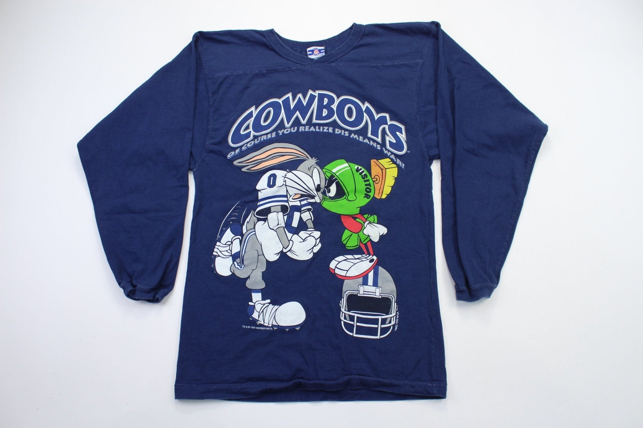 1993 Dallas Cowboys x Looney Tunes LS T-Shirt Small / 24D9