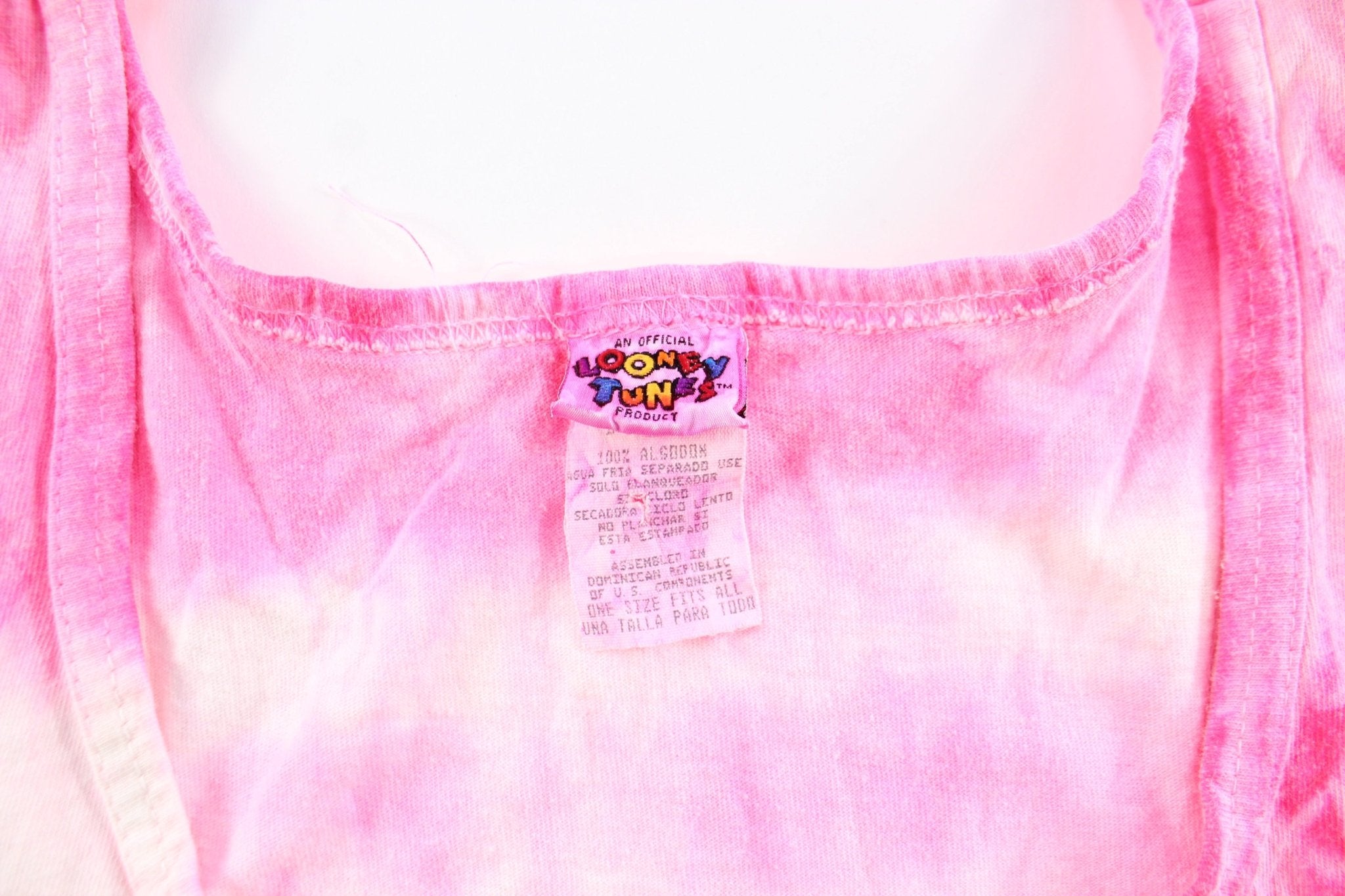 1996 Looney Tunes Tweety Tie-Dye Tank Top - ThriftedThreads.com