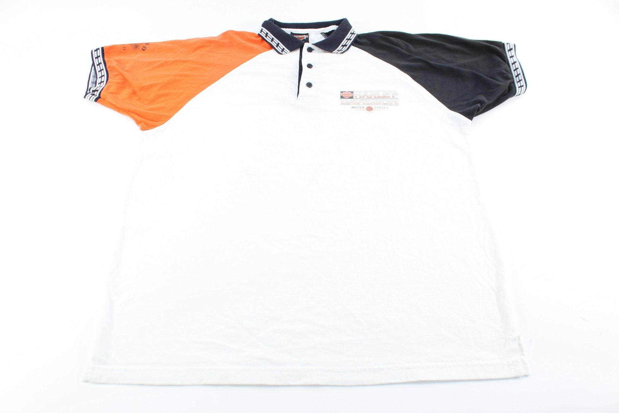 1999 Harley Davidson Motorcycles Button Up Polo - ThriftedThreads.com