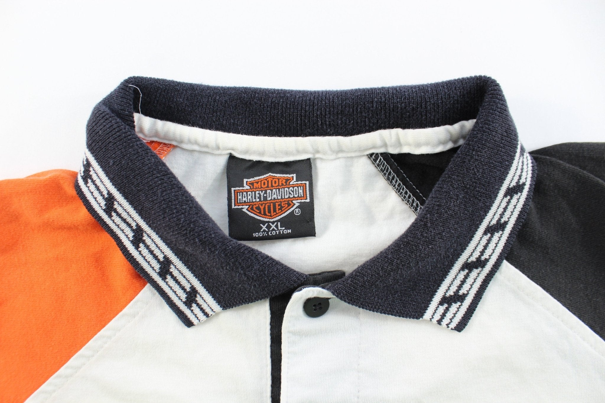 1999 Harley Davidson Motorcycles Button Up Polo - ThriftedThreads.com