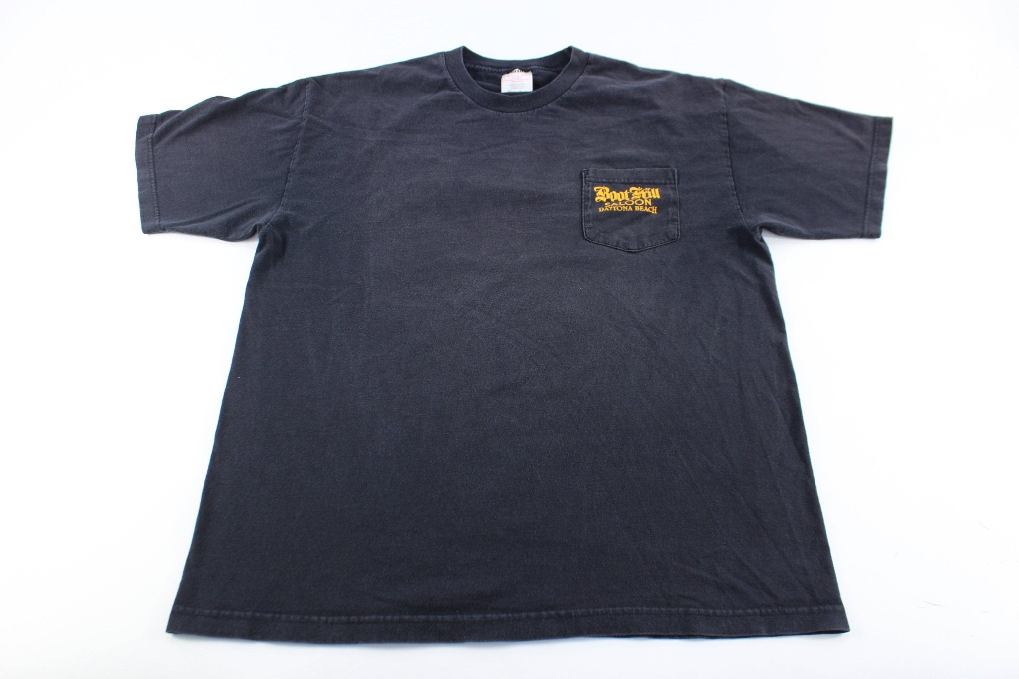 2001 Boot Hill Saloon Biketoberfest T-Shirt - ThriftedThreads.com