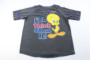 2001 Looney Tunes Tweety I'll Think About It Jersey T-Shirt - ThriftedThreads.com