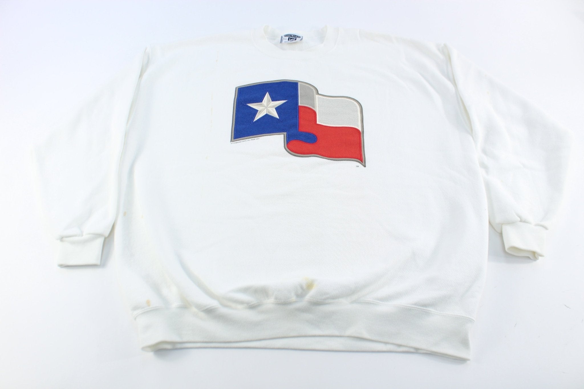 2001 Texas Flag Sweatshirt - Sweatshirts - Thrifted Threads