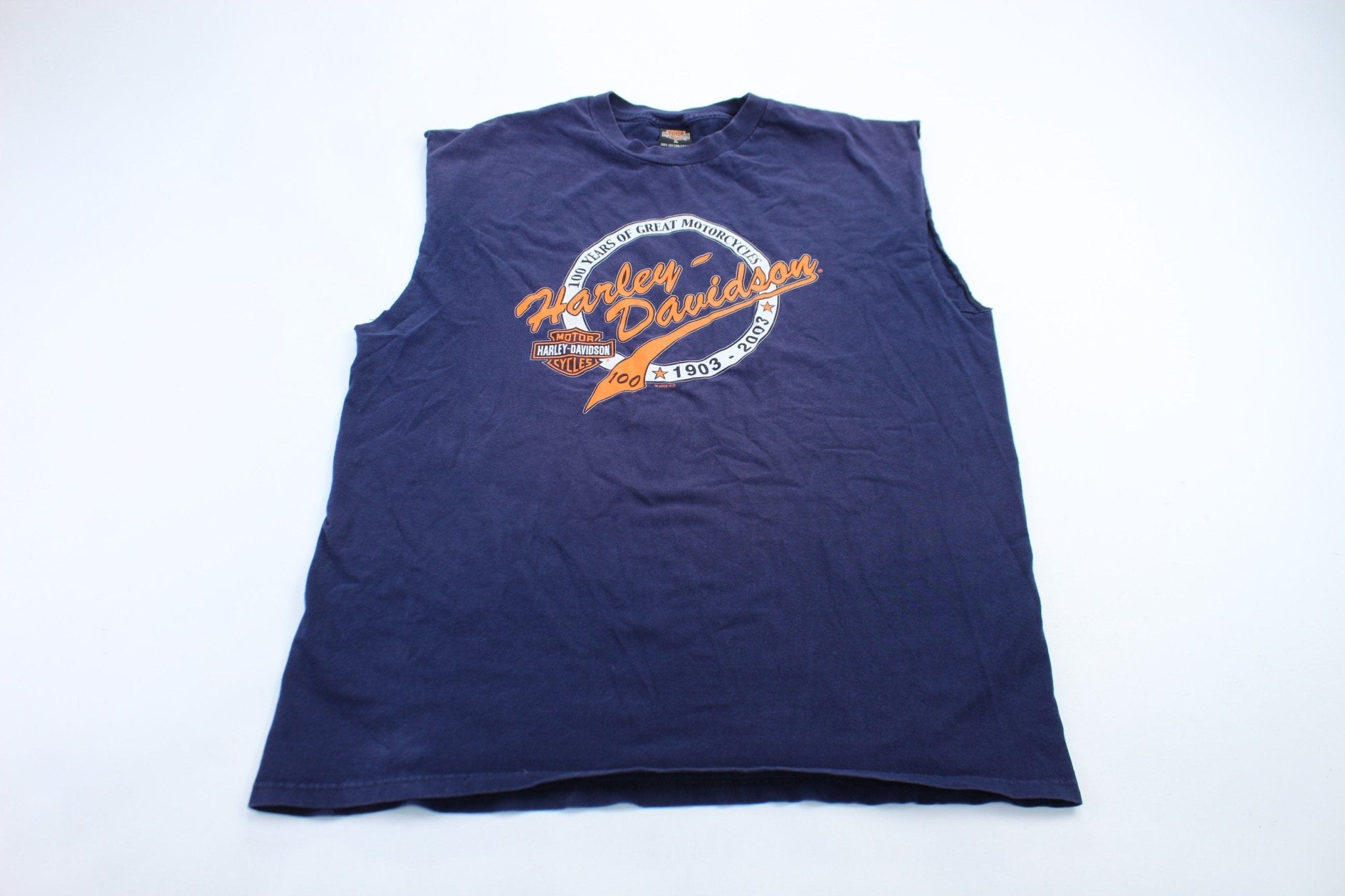 2002 Harley Davidson Motorcycles Ohio Tank Top - ThriftedThreads.com