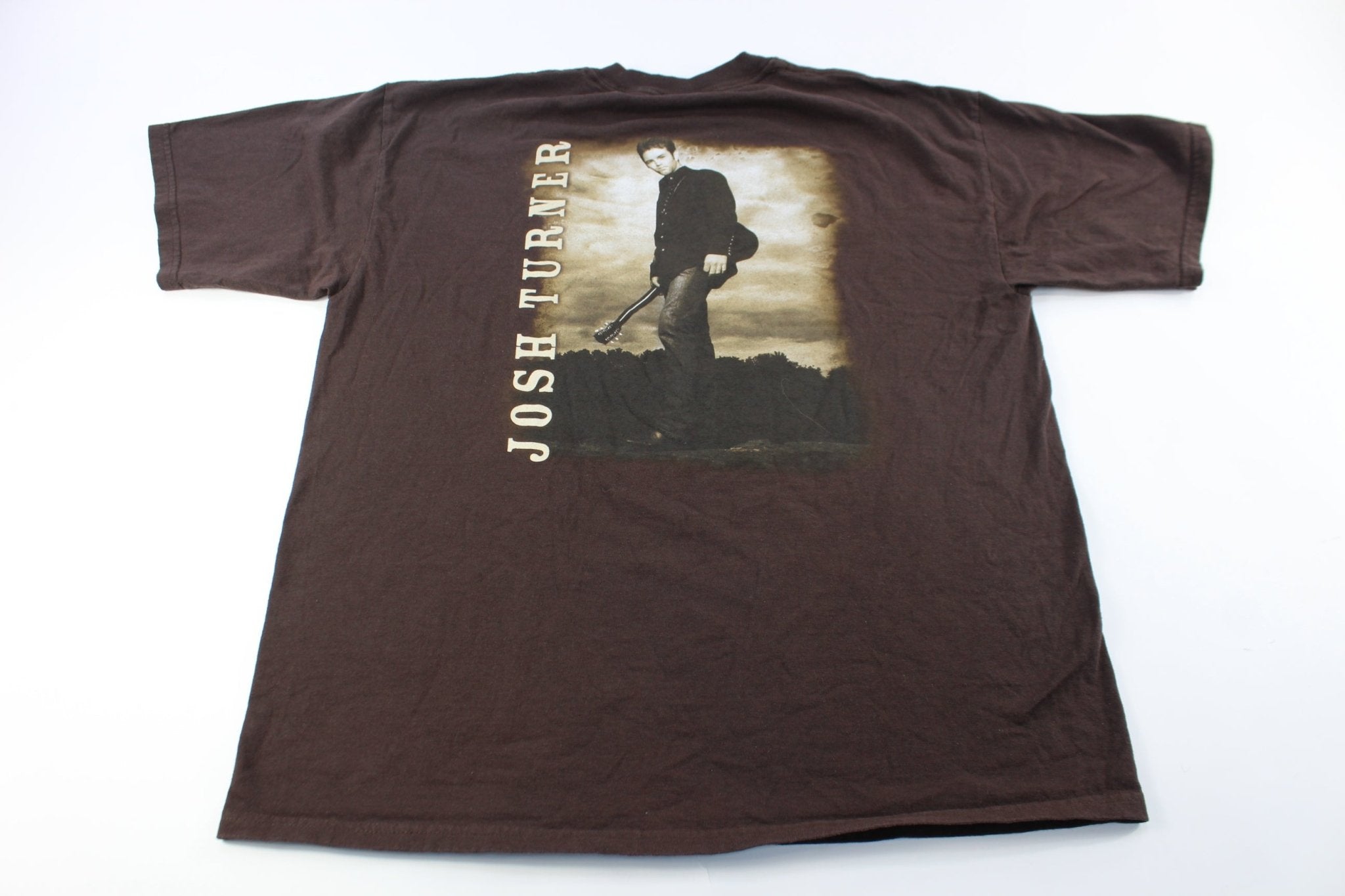 2003 Josh Tuner Long Black Train T-Shirt - ThriftedThreads.com