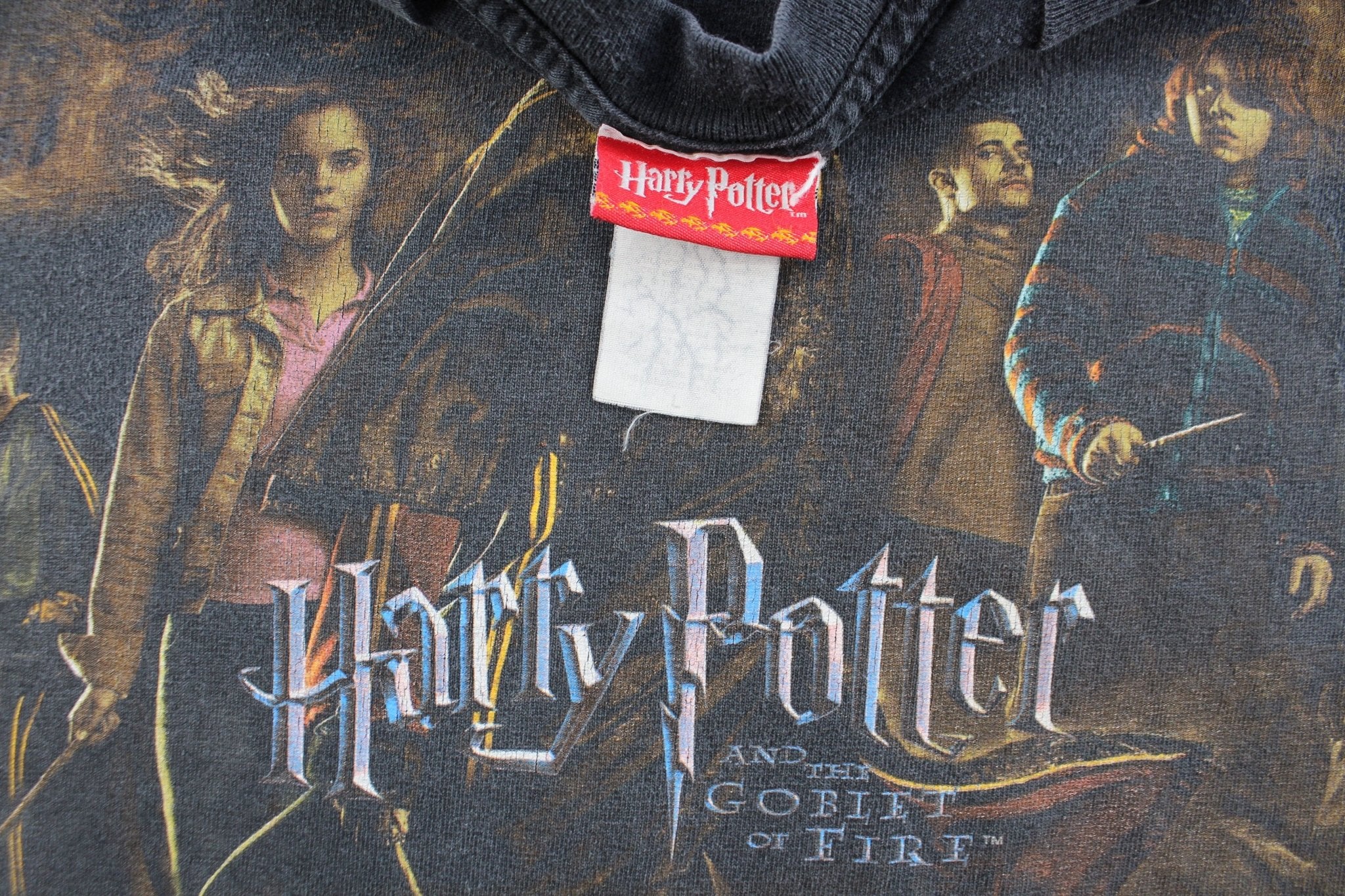 2005 Harry Potter and the Goblet of Fire Promo T-Shirt - ThriftedThreads.com