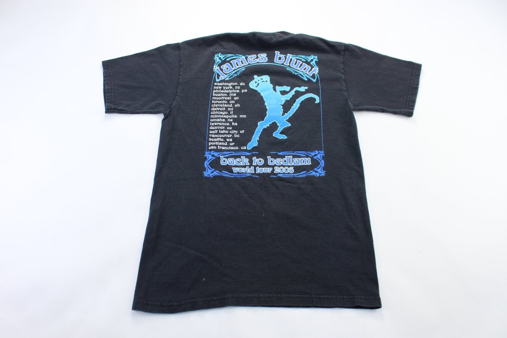 2006 James Blunt Back to Bedlam World Tour T-Shirt - ThriftedThreads.com