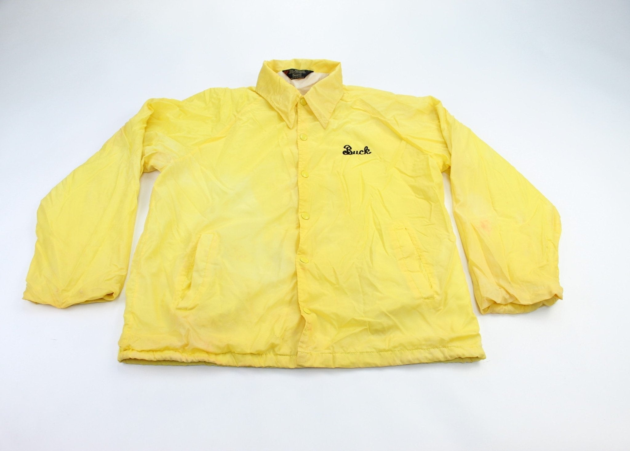 70's Sears Wolf Creek Moto Windbreaker Jacket - Jacket - Thrifted Threads