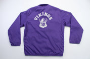 70’s Vikings Graphic Windbreaker - ThriftedThreads.com