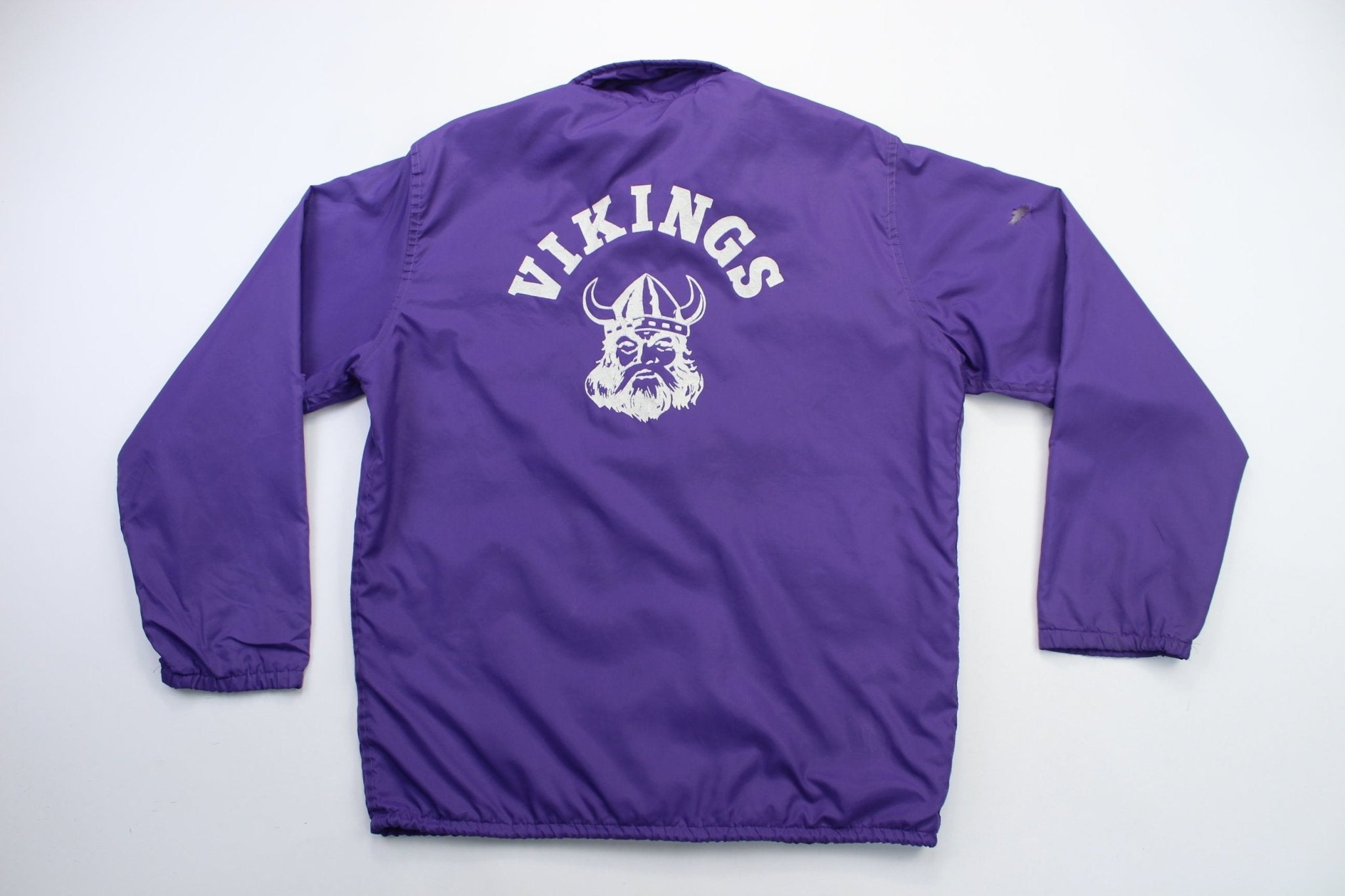 70’s Vikings Graphic Windbreaker - ThriftedThreads.com