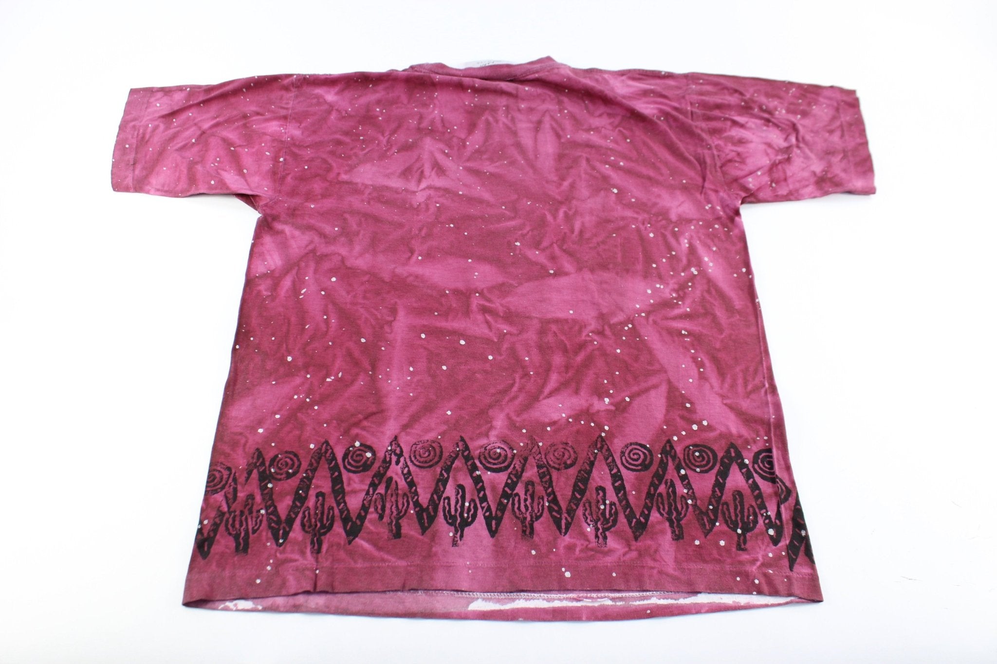 90's Egyptian Lizards Tie-Dye T-Shirt - ThriftedThreads.com
