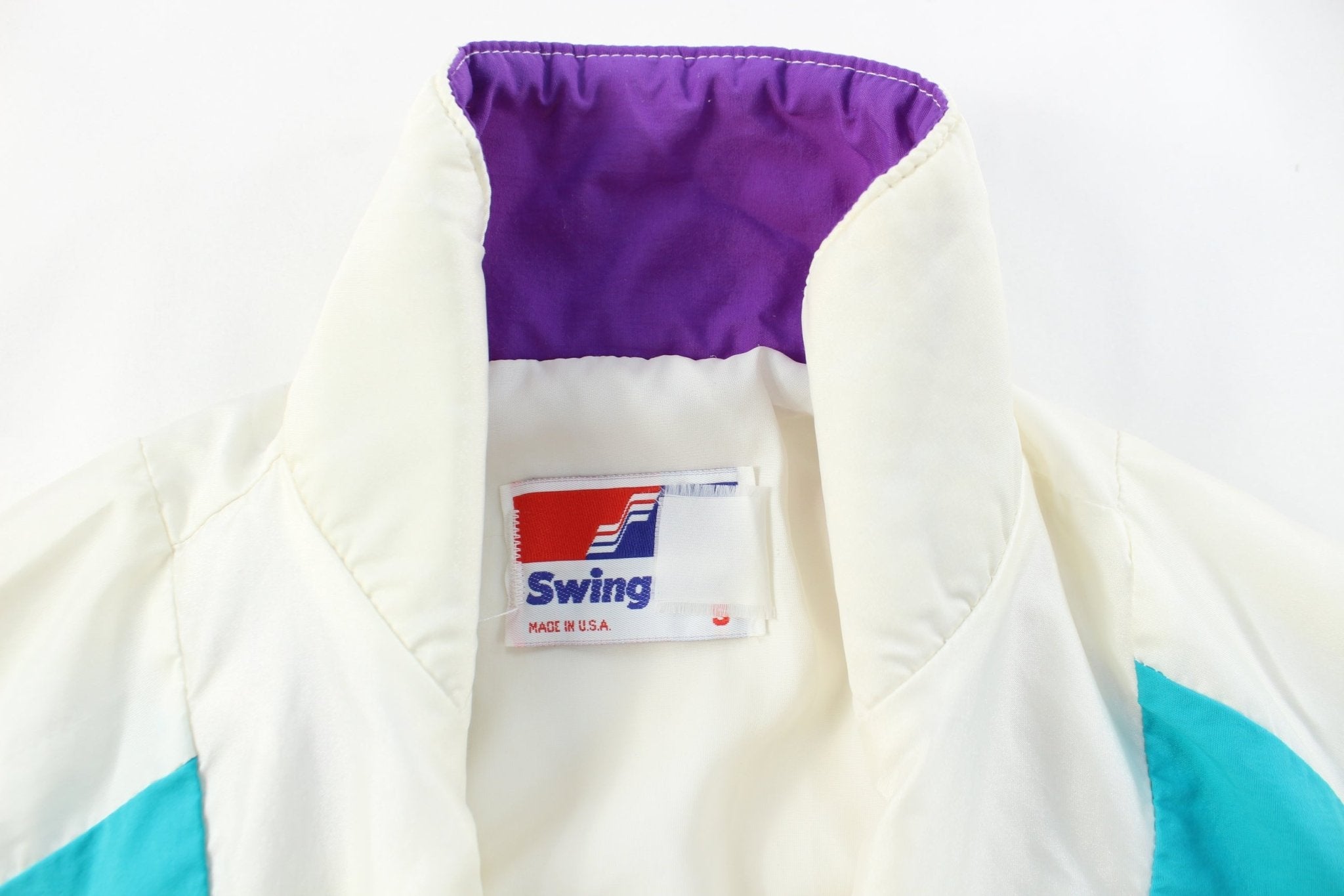 90's Firestone Colorful Zip Up Jacket - ThriftedThreads.com