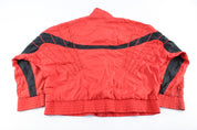 90's Nike Embroidered Logo Air Jordan Black & Red Zip Up Jacket - ThriftedThreads.com