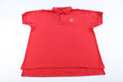 90's Nike Embroidered Logo Red Staff Button Up - ThriftedThreads.com