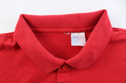 90's Nike Embroidered Logo Red Staff Button Up - ThriftedThreads.com
