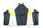 90's Nike Logo Black, White, & Neon Zip Up Jacket - ThriftedThreads.com