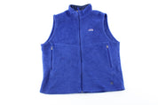 90's Patagonia Blue Fleece Zip Up Vest - ThriftedThreads.com