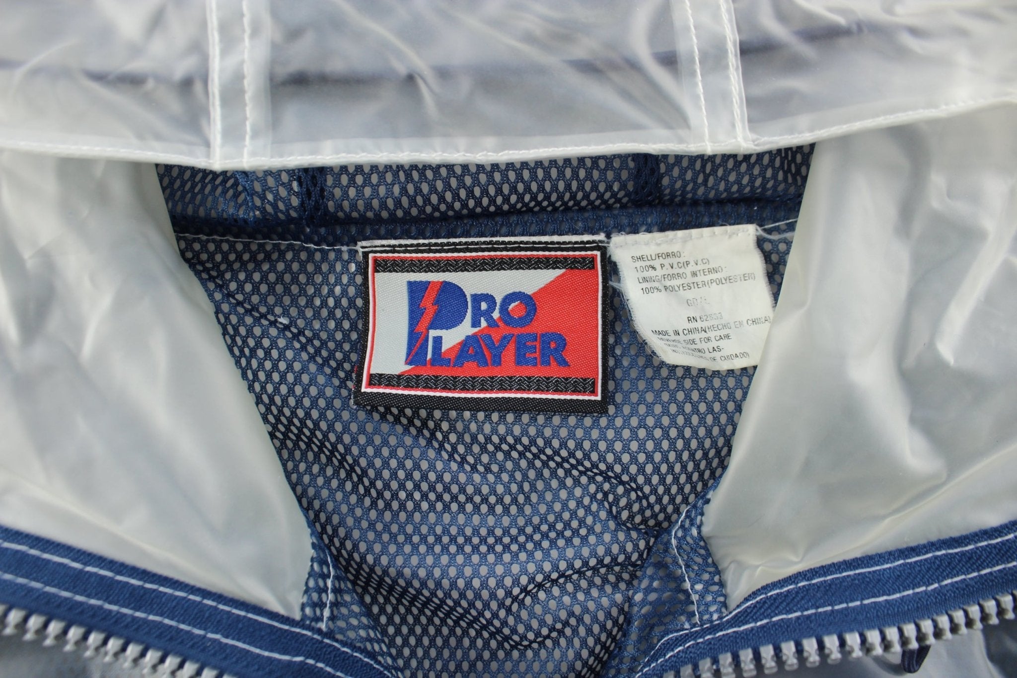 90's Pro Player Dallas Cowboys Raincoat Jacket - ThriftedThreads.com