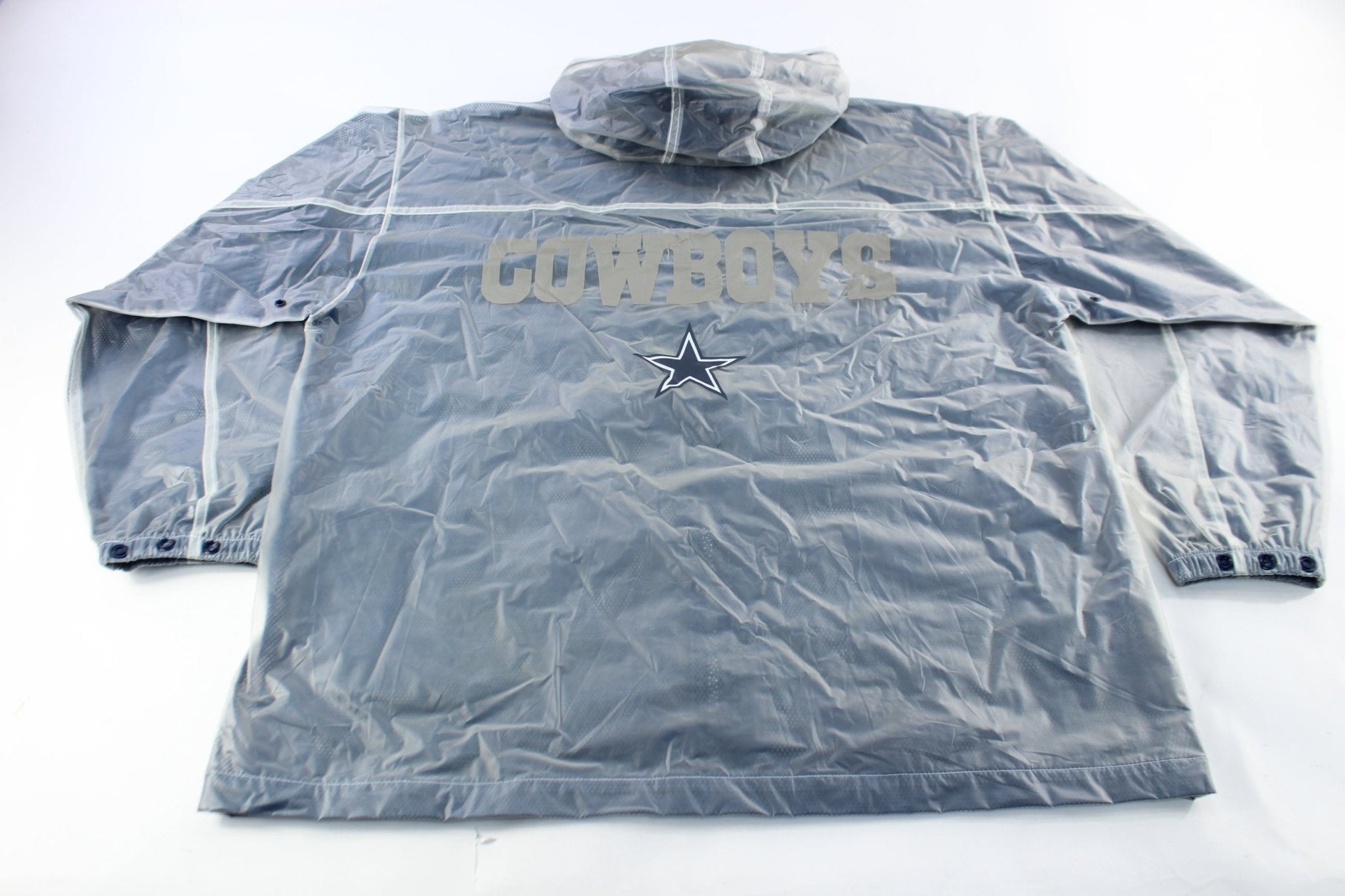 90's Pro Player Dallas Cowboys Raincoat Jacket - ThriftedThreads.com