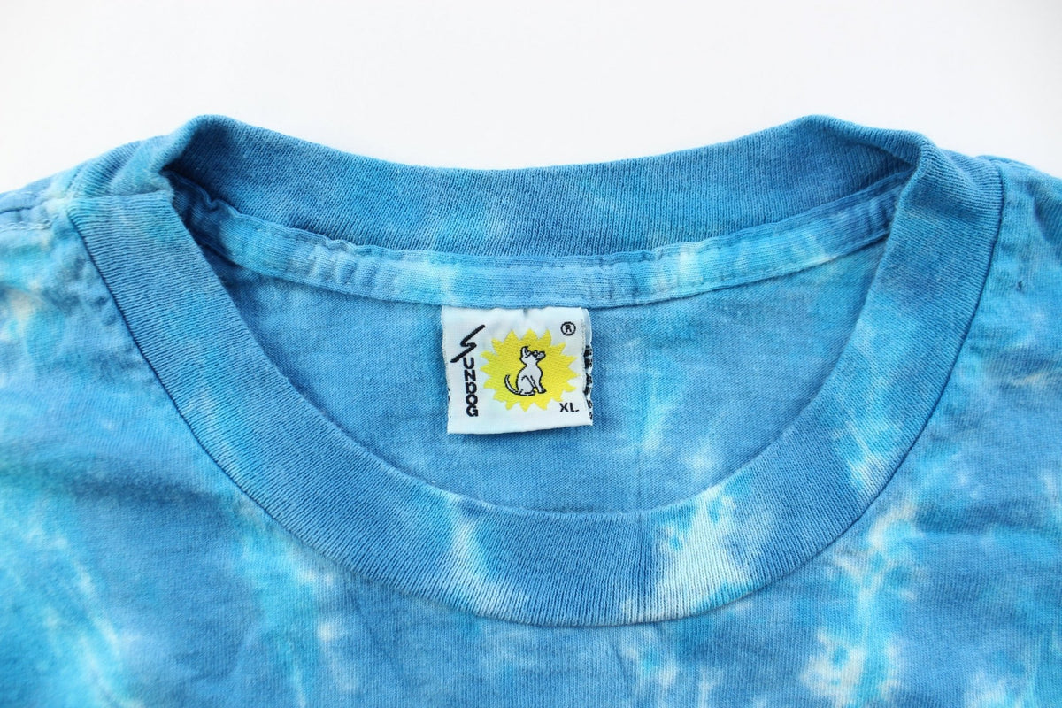 90's Rooster Tie-Dye T-Shirt – ThriftedThreads.com