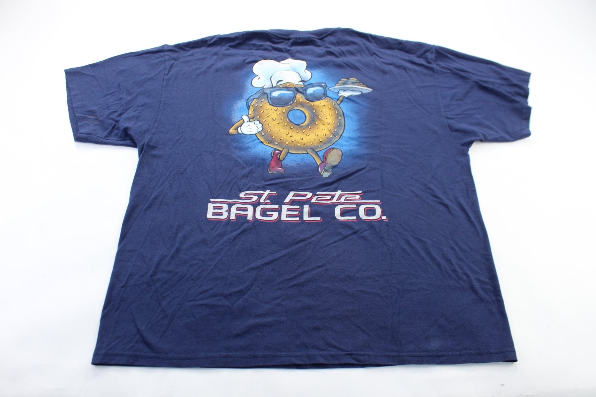 90's St. Pete Bagel Co. T-Shirt - ThriftedThreads.com