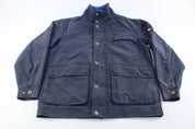 90's Tommy Hilfiger Navy Blue Zip Up Jacket - ThriftedThreads.com