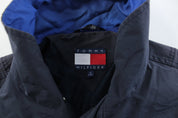 90's Tommy Hilfiger Navy Blue Zip Up Jacket - ThriftedThreads.com