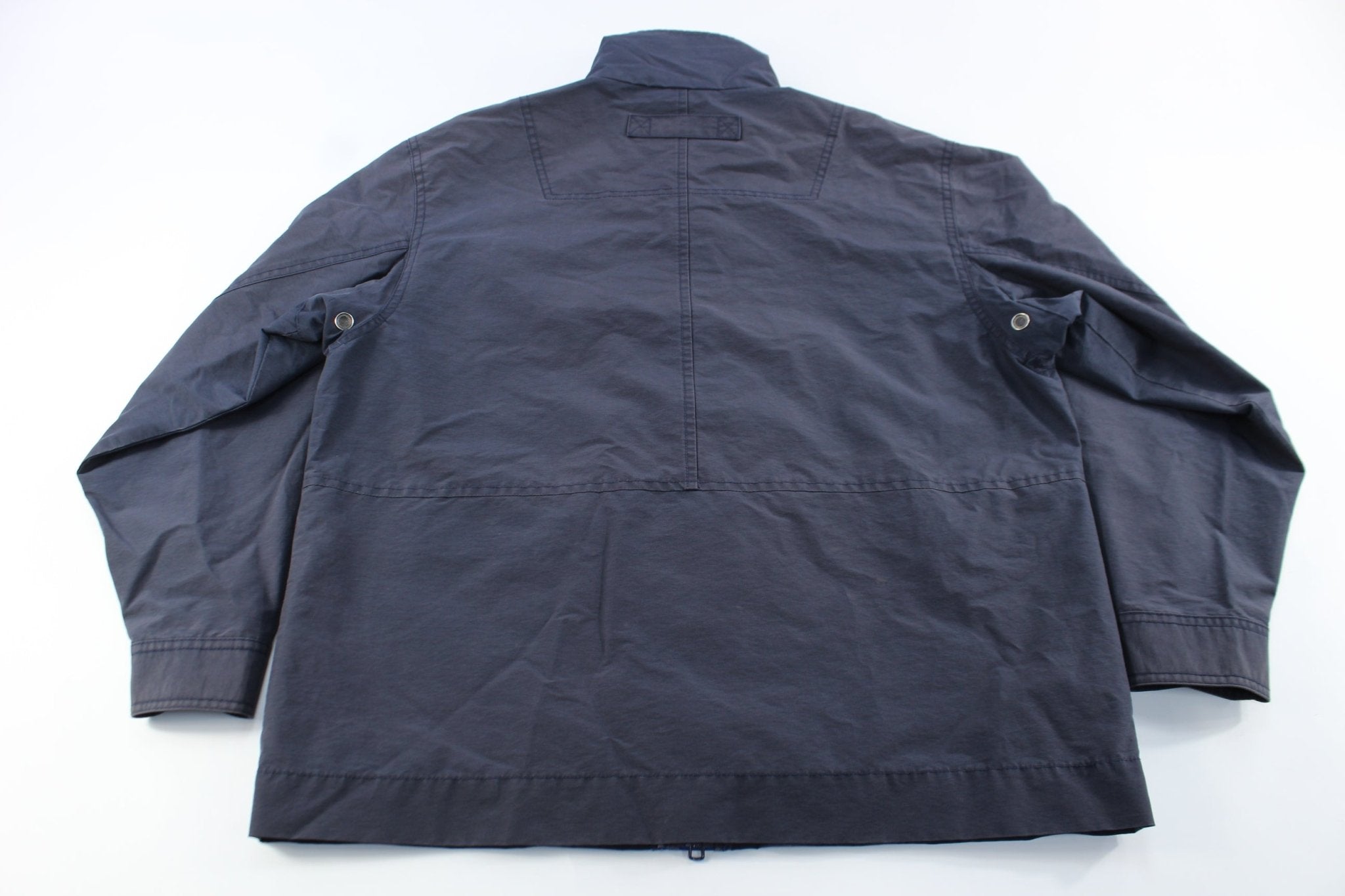 90's Tommy Hilfiger Navy Blue Zip Up Jacket - ThriftedThreads.com