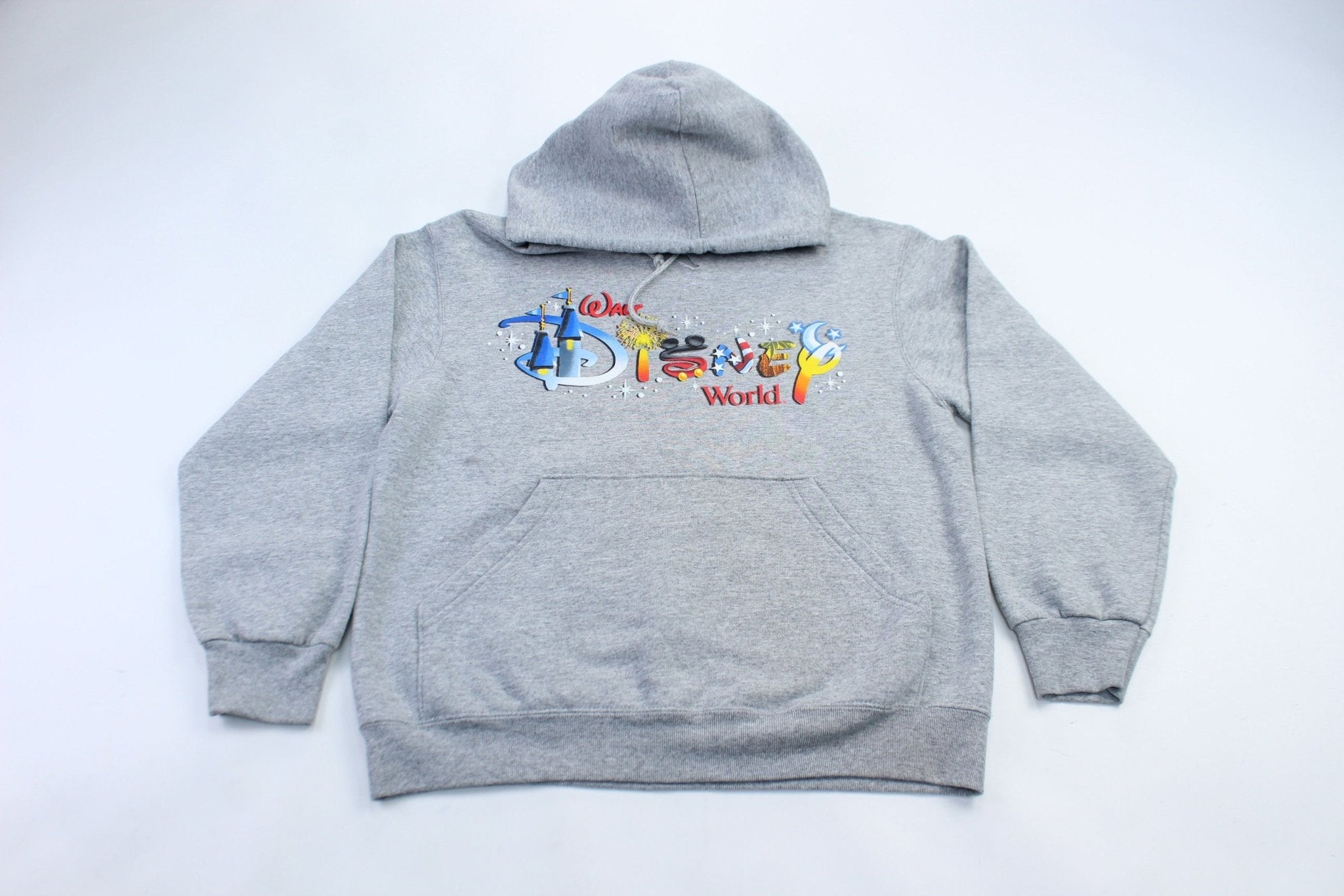 90's Walt Disney World Grey Hoodie - ThriftedThreads.com