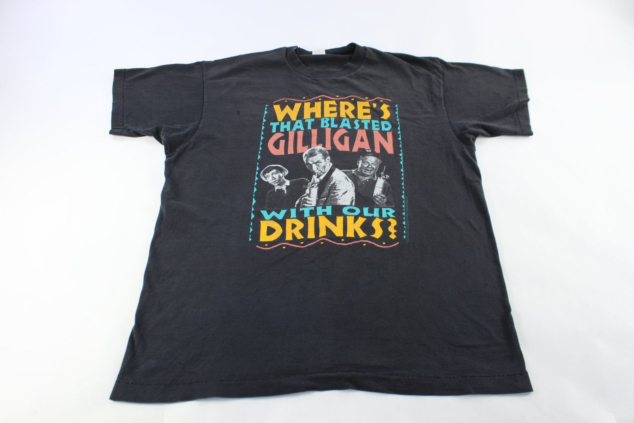 90's Where That Blasted Gilligan With Our Drinks T-Shirt - ThriftedThreads.com