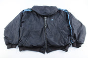 Adidas Embroidered Logo Reversible Zip Up Jacket - ThriftedThreads.com