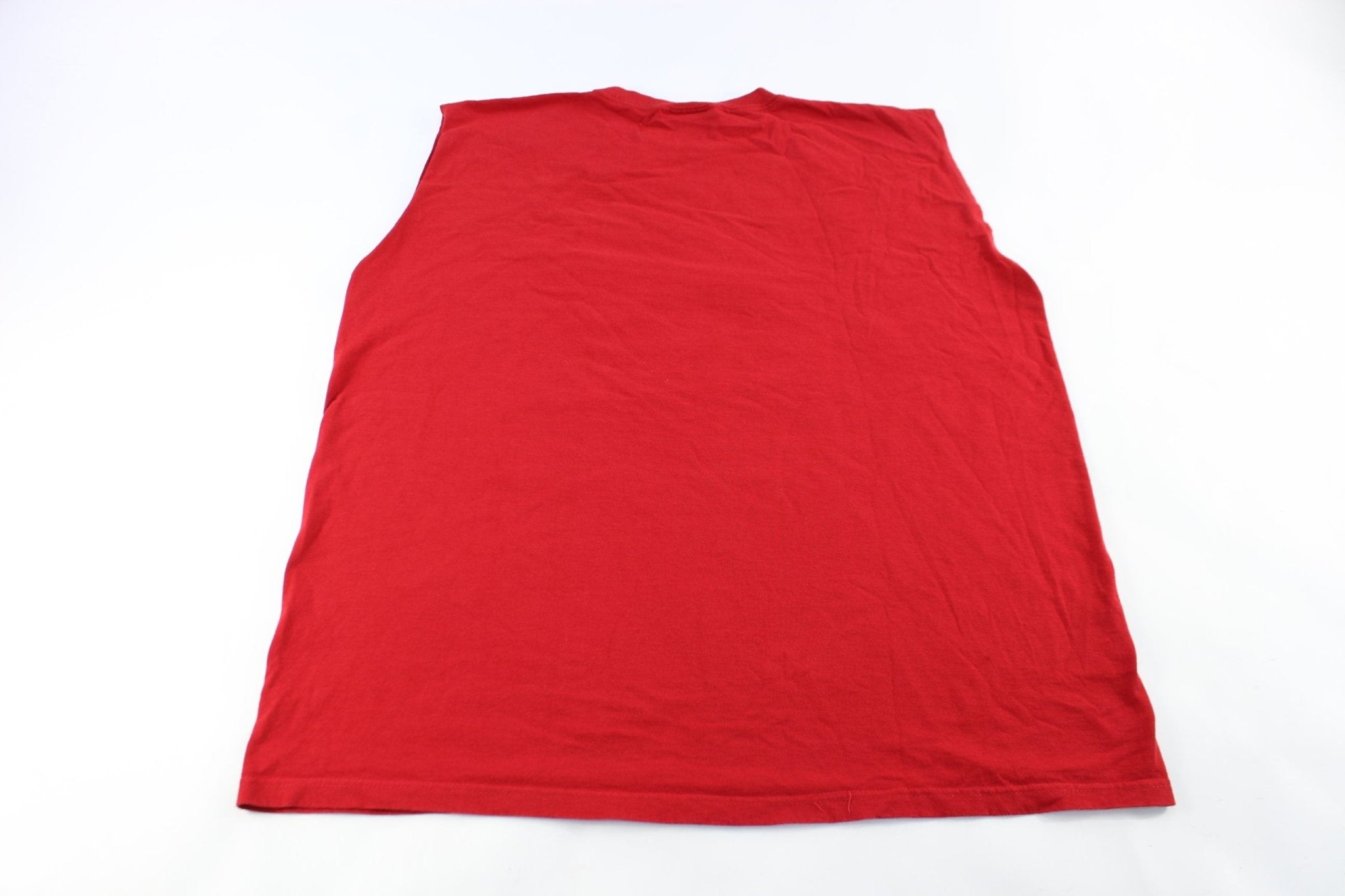 Adidas Logo Boston Red Sox Tank Top - ThriftedThreads.com