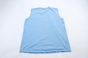 Adidas Logo Light Blue Tank Top - ThriftedThreads.com