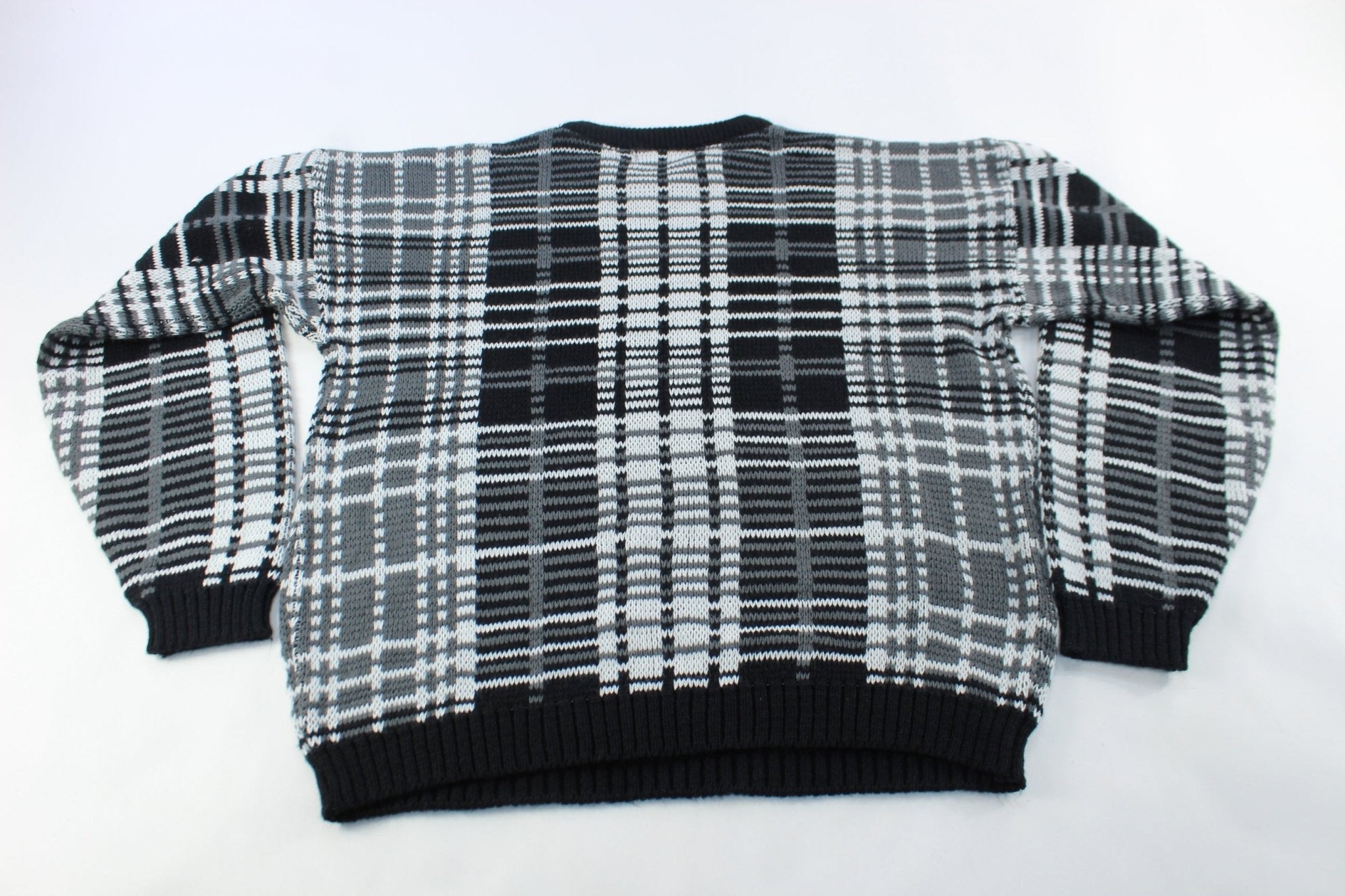 American Weekend Geometric Patterned Sweater - ThriftedThreads.com