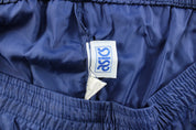 Asics Embroidered Logo Navy Blue Pants - ThriftedThreads.com