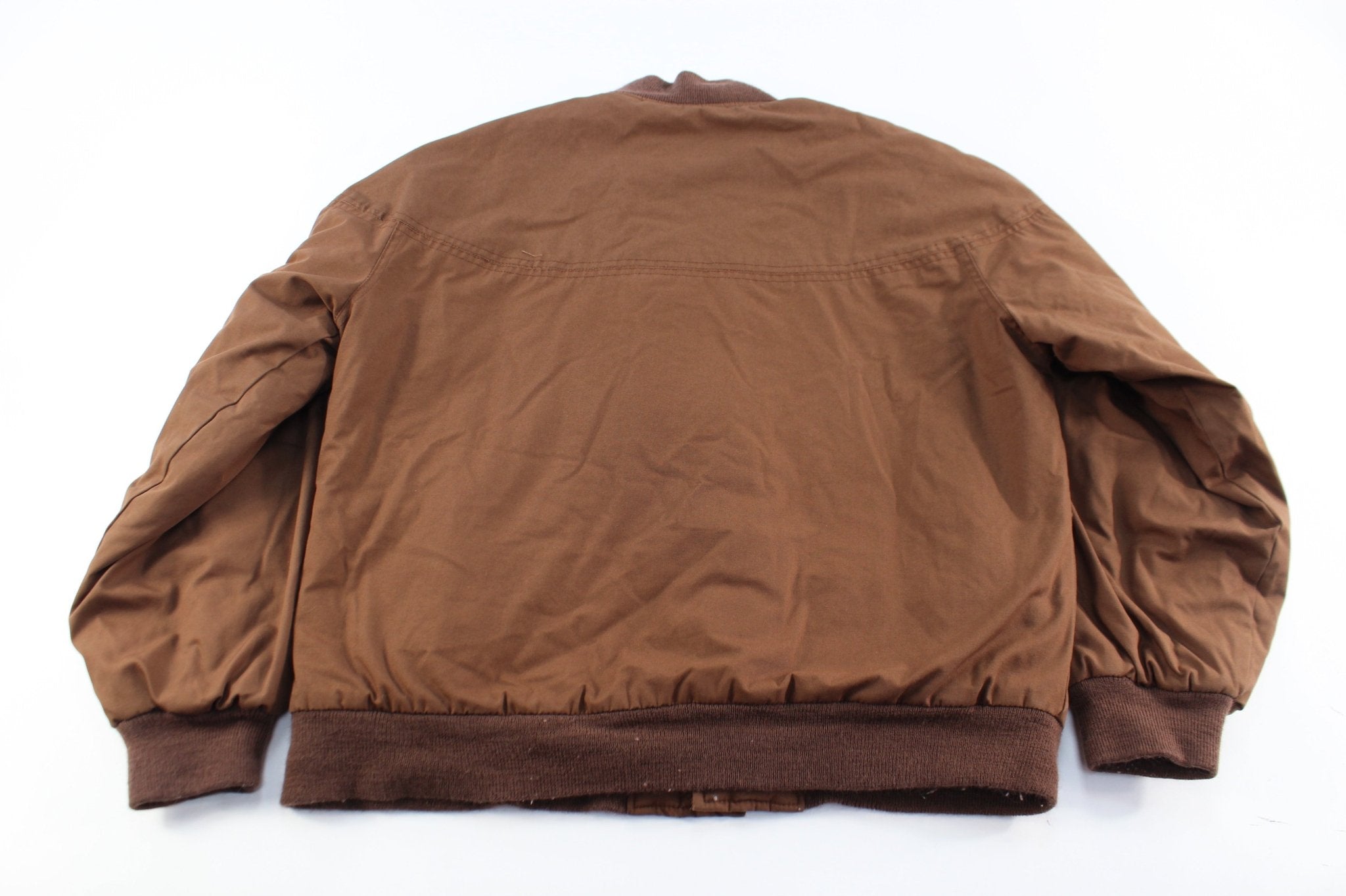 Brad Whitney Brown Zip Up Jacket - ThriftedThreads.com