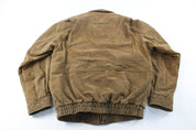 Cabella's Brown Leather Zip Up Jacket - ThriftedThreads.com