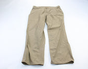 Carhartt Logo Patch Beige Carpenter Pants - ThriftedThreads.com