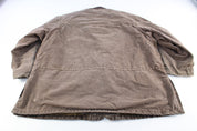 Carhartt Logo Patch Brown Blanket Lined Rancher Jacket - ThriftedThreads.com