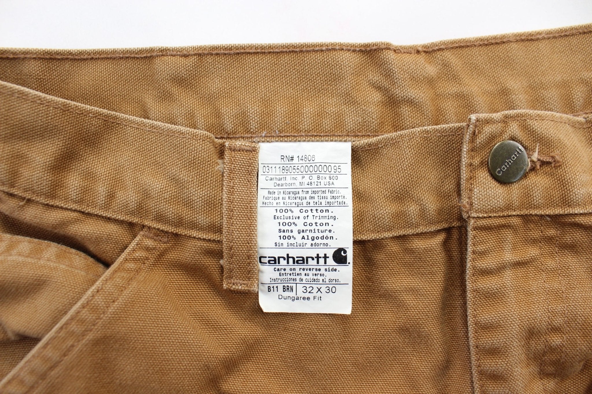 Vintage Brown Carhartt Carpenter Pants