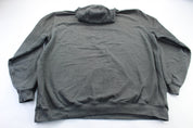 Carhartt Logo Patch Grey Pullover Hoodie - ThriftedThreads.com